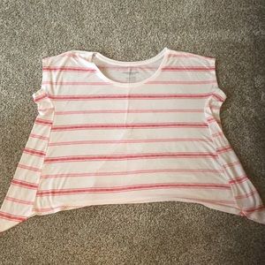 American Eagle striped t-shirt - unique side hem
